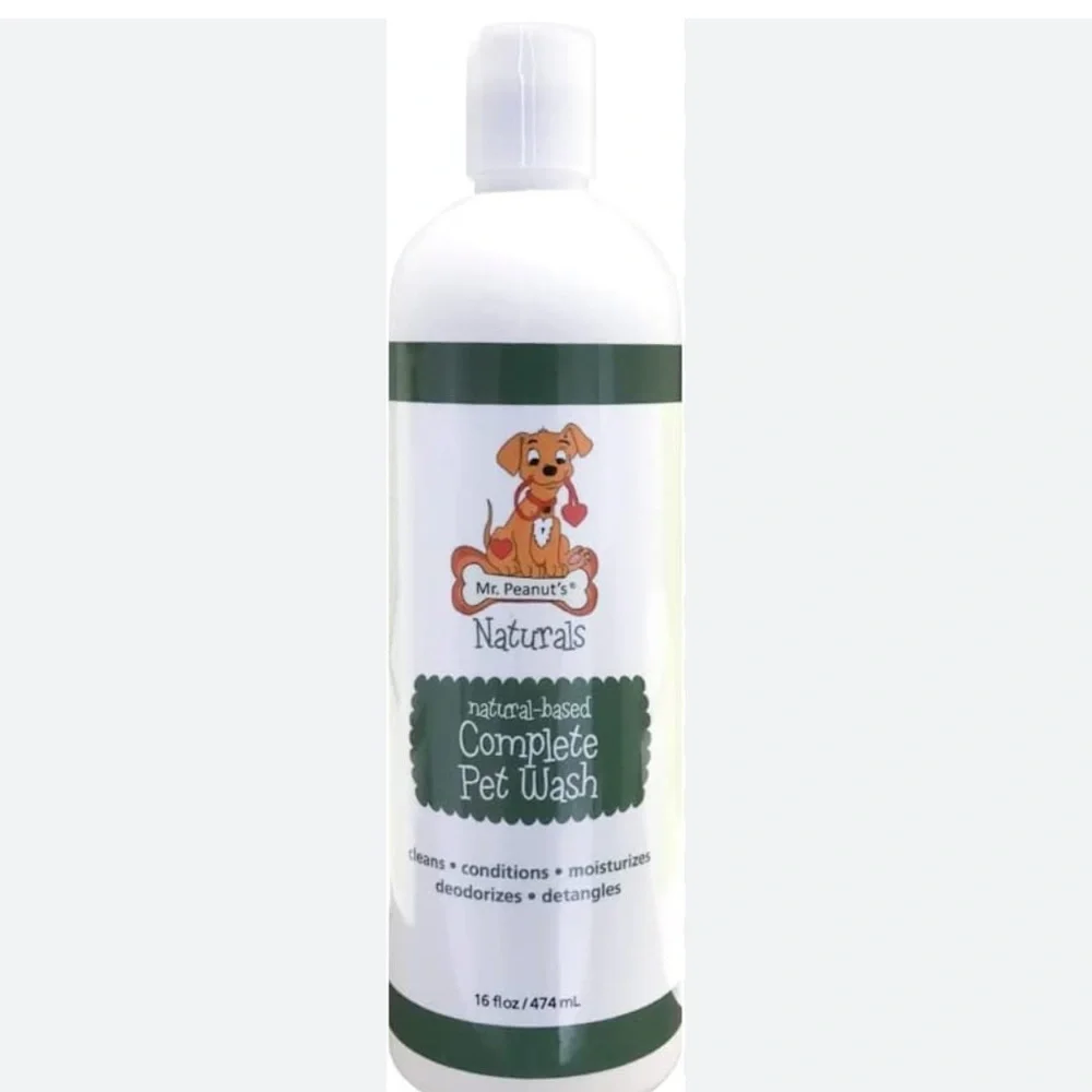 Mr Peanuts Naturals Complete Pet Wash, 16oz., New
